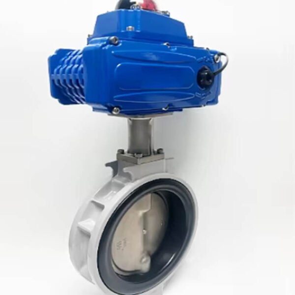 High Quality DN50 Aluminum Alloy Wafer Electric Butterfly Valve