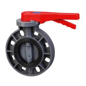 Durable Anti Corrosion Flange Type Sea Water CPVC PVC Wafer Manual Butterfly Valve