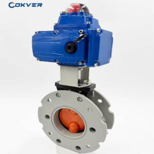 High Quality Electric Rotary Actuator DN50 Aluminum Alloy High Temperature Butterfly Valve
