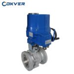 Durable 2 Way Stainless Steel Explosion Proof Electric Motorized Flange Ball Valve