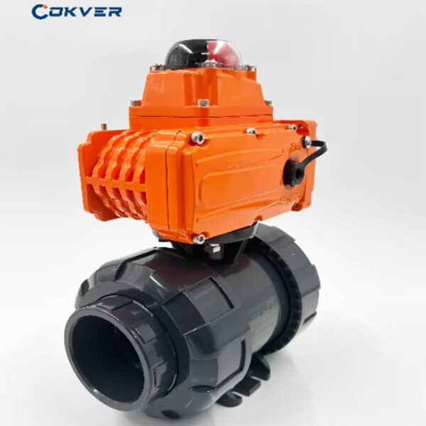 Electric UPVC 2 Way Ball Valve