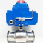 Food Grade 2 Way Sanitary Electric Motorized Stainless Steel Ball Valve