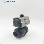 Double Acting OEM Pneumatic UPVC Ball Valve