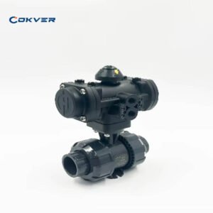 UPVC Double Acting Pneumatic Ball Valve