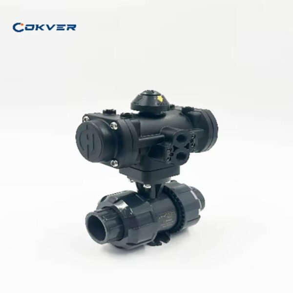 UPVC Double Acting Pneumatic Ball Valve