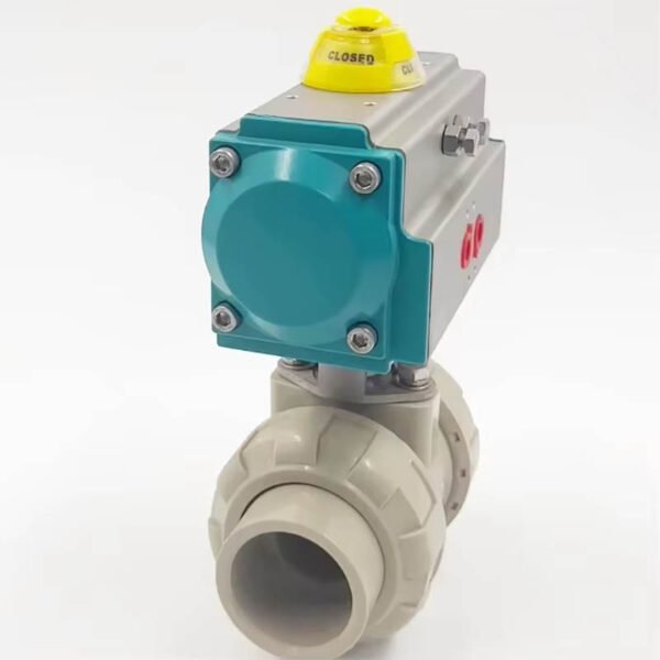 DN15-DN100 PVC/CPVC Pneumatic Ball Valve