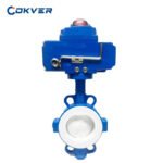 Electric Wafer Type PTFE Lined Butterfly Valve
