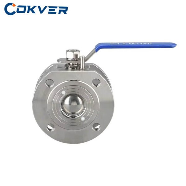 Stainless Steel Flange Ball Valve Industrial Wafer Thin Ball Valve