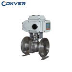 Electric Motorized Ball Valve Corrosion-Resistant 316 Class SS304 Custom Flange Connection