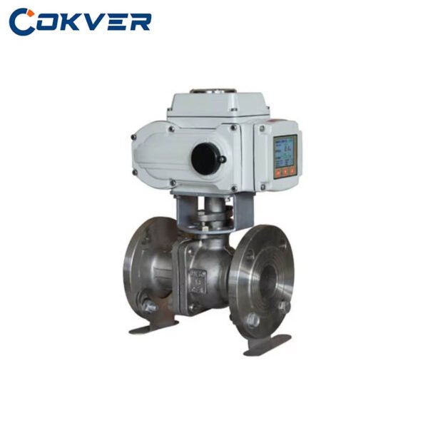 Electric Motorized Ball Valve Corrosion-Resistant 316 Class SS304 Custom Flange Connection