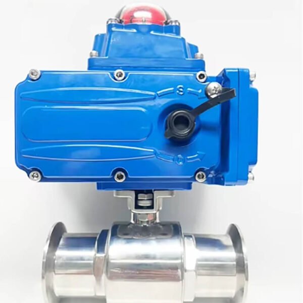 Food Grade 2 Way Sanitary Electric Stainless Steel Ball Valve