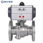 Stainless Steel Flanged Pneumatic Ball Valve