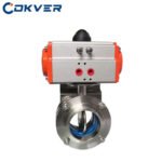 High Quality Stainless Steel Pneumatic Butterfly Valve