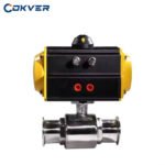 High Quality Stainless Steel Food Grade Pneumatic Ball Valve