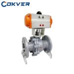 High Quality Flange Stainless Steel 2 Way Pneumatic Ball Valve