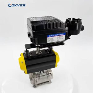 2 Way Pneumatic Ball Valve With Positioner