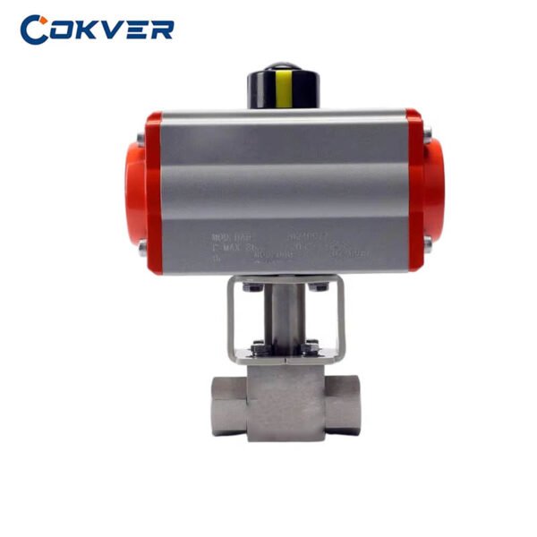 High Quality 2 Way High Pressure 316 Stainless Steel Pneumatic Ball Valve