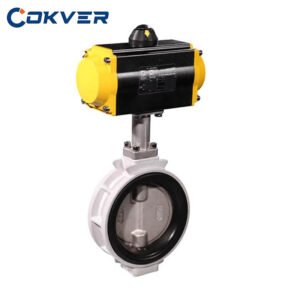 Wafer Connection Pneumatic Butterfly Valve