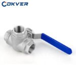 High Quality 3-Way Manual Ball Valve with Stainless Steel 304/316 T-Type