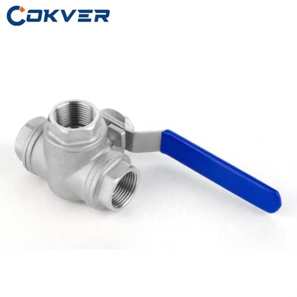 High Quality 3-Way Manual Ball Valve with Stainless Steel 304/316 T-Type