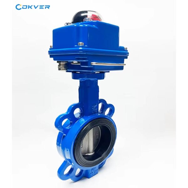 Cast Iron Wafer Type Electric Butterfly Valve