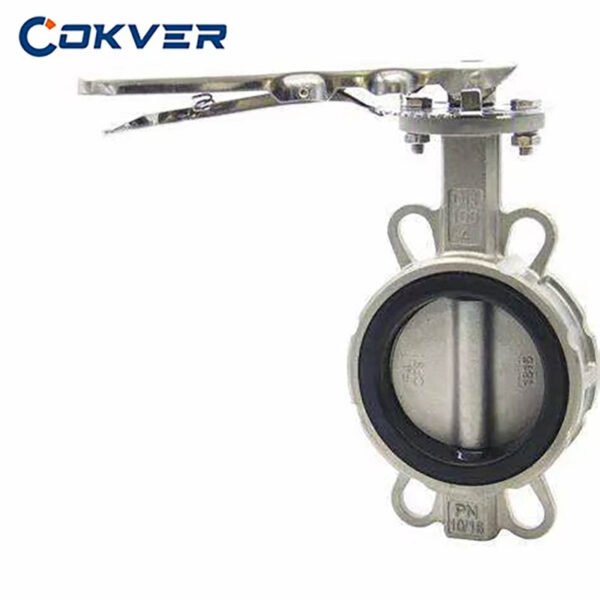 Stainless Steel Eccentric Wafer Butterfly Manual Valve