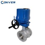 Durable 2 Way Stainless Steel Electric Motorized Flange Ball Valve