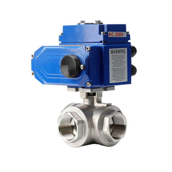 High Quality Electric 3 Way Stainless Steel Ball Valve