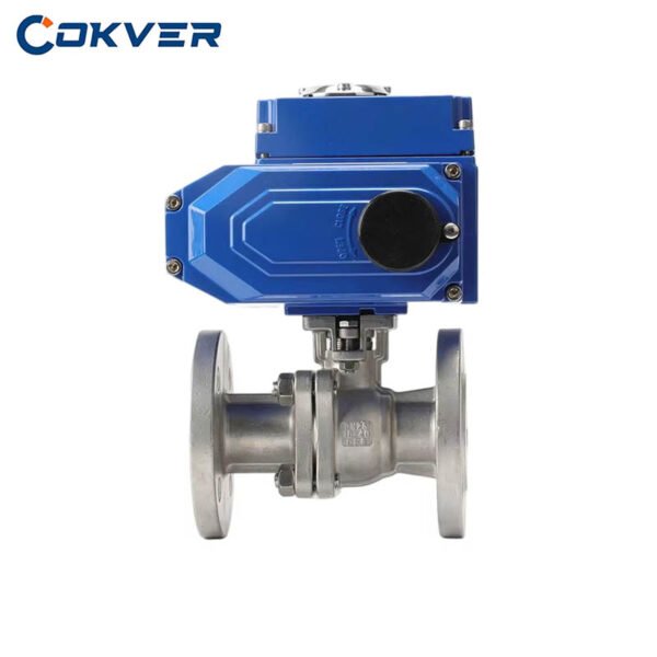 Flanged Stainless Steel WCB Carbon Steel Motorized High Temperature Electric Ball Valve