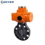 PVC DN80 Electric Butterfly Valve