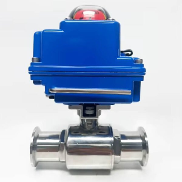 2 Way Sanitary Electric Motorized Stainless Steel Ball Valve