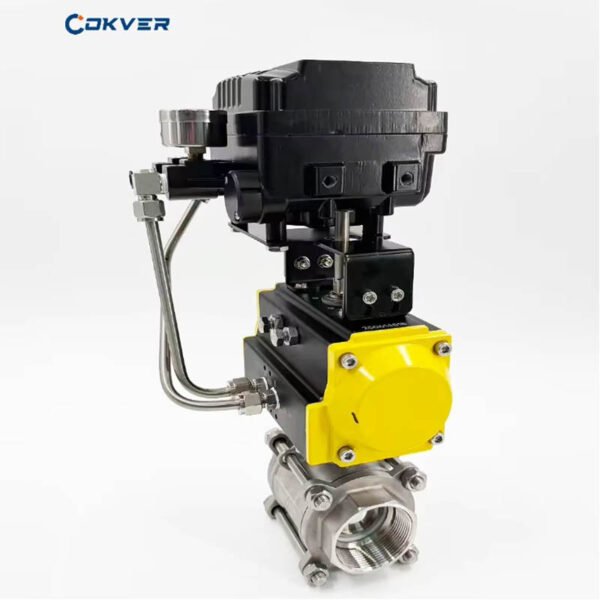 High Quality 2 Way Pneumatic Ball Valve With Positioner