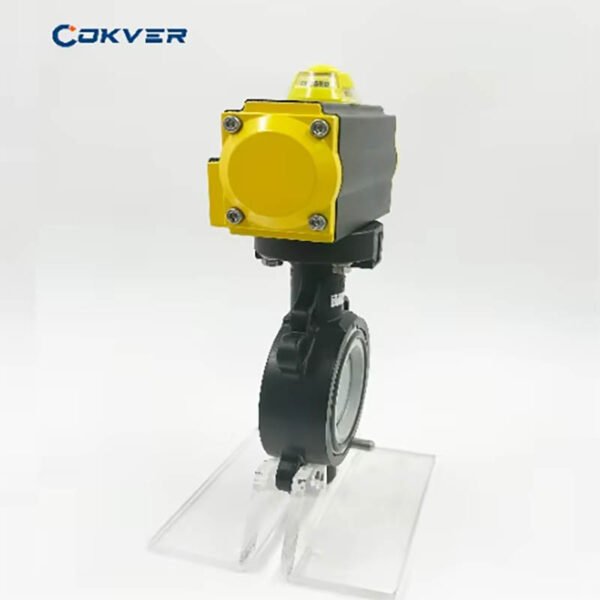 High Quality Wafer Cast Iron Pneumatic Butterfly Valve with EPDM