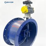 Premium Large size DN400 Cast Steel Pneumatic Butterfly Valve