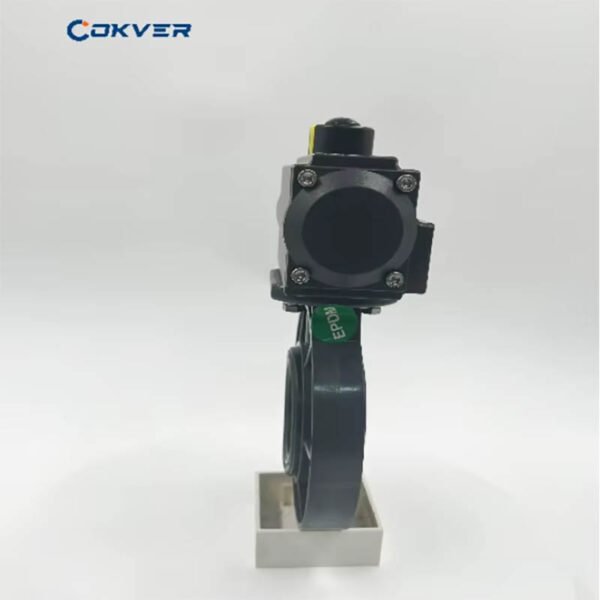 UPVC Pneumatic Butterfly Valve