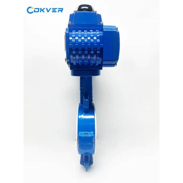 Flange Connection Cast Iron Wafer Type Electric Butterfly Valve