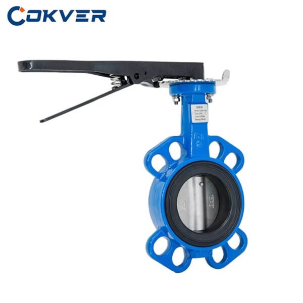 Stainless Steel Eccentric Wafer Butterfly Manual Valve with Metal Seat