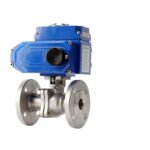 Flanged Stainless Steel WCB Carbon Steel High Temperature Electric Ball Valve