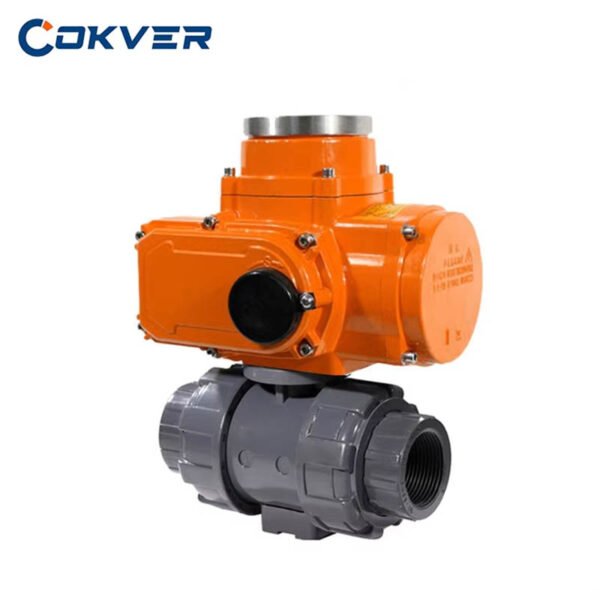 PVC/UPVC Material Electric Ball Valve