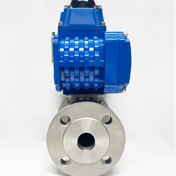Custom Flange Stainless Steel 2 Way Electric Ball Valve