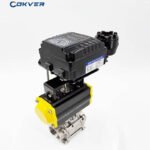 Premium 2 Way Pneumatic Ball Valve With Positioner