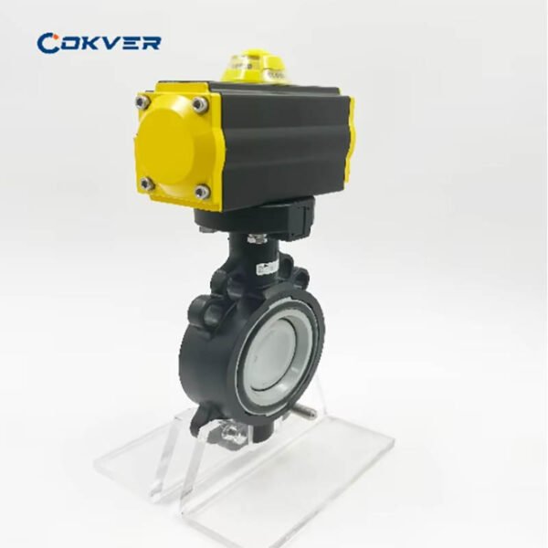 Premium Wafer Cast Iron Pneumatic Butterfly Valve with EPDM
