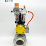 High Quality Upvc Pneumatic Ball Valve with Limit Switch