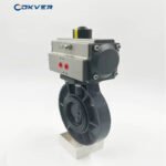 High Quality Corrosion-Resistant UPVC Pneumatic Butterfly Valve