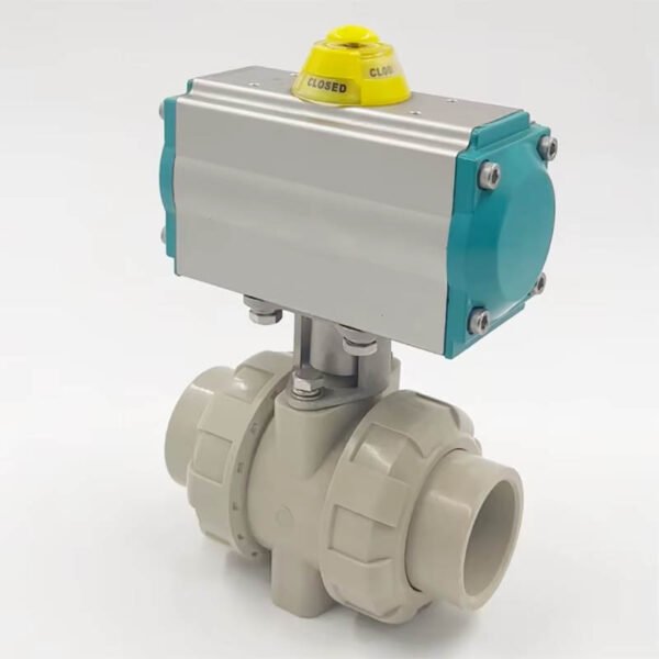 Premium DN15-DN100 PVC/CPVC Pneumatic Ball Valve