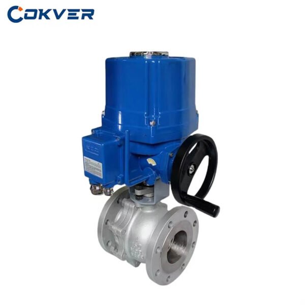 Durable 2 Way Stainless Steel Explosion Proof Electric Flange Ball Valve