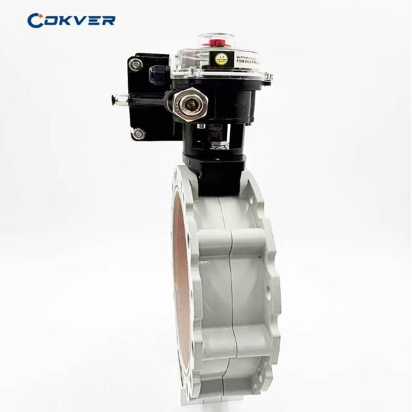 High Temperature Pneumatic Butterfly Valve