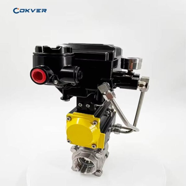 Cost-effective 2 Way Pneumatic Ball Valve With Positioner