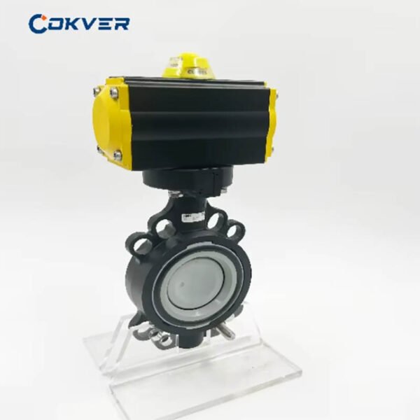 Wafer Cast Iron Pneumatic Butterfly Valve