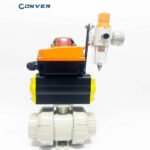 Premium Upvc Pneumatic Ball Valve with Limit Switch